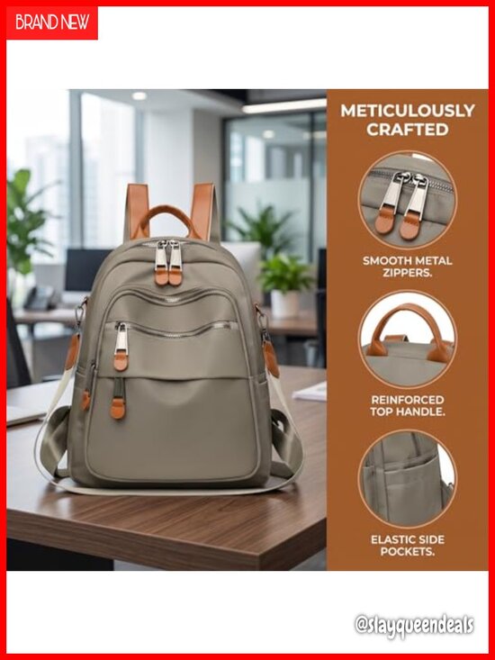 Waterproof Mini Backpack for Women Lightweight Casual Daypack Travel Rucksack main image 4